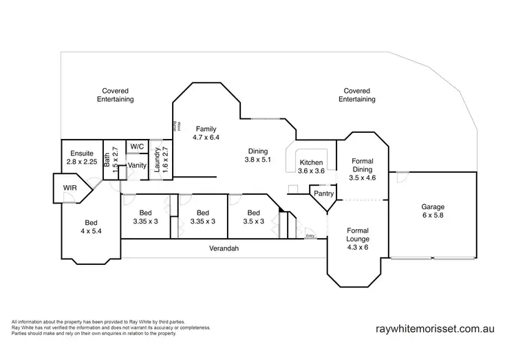 Floorplan of Homely house listing, 6 Marconi Road, Morisset NSW 2264