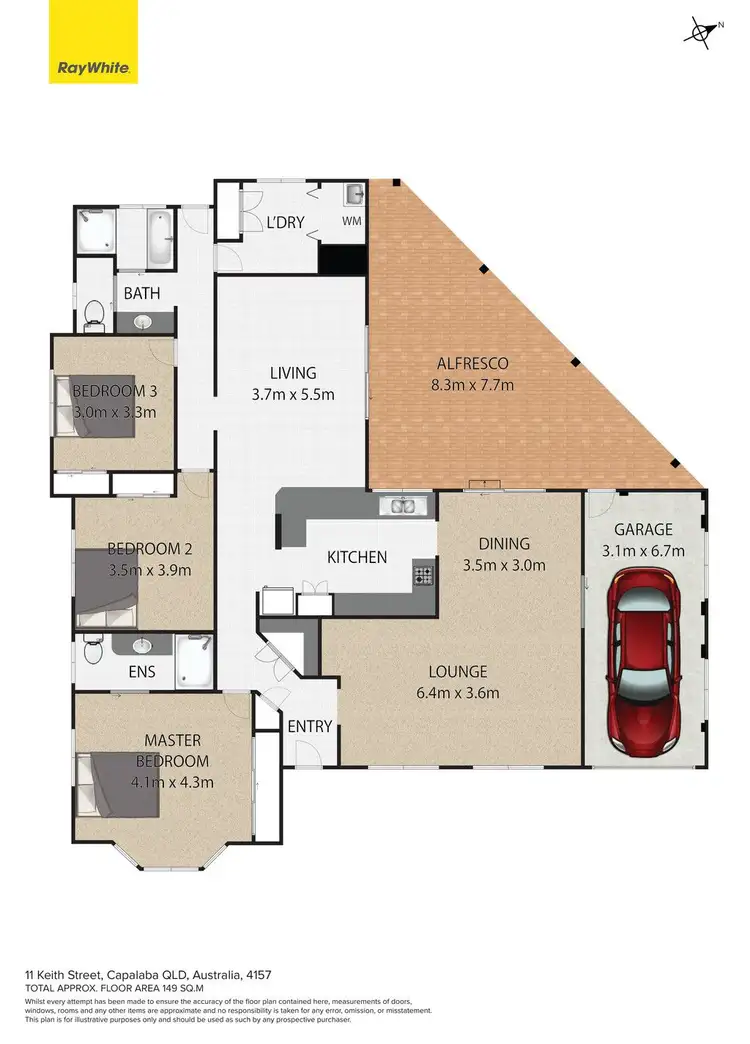 Floorplan of Homely house listing, 11 Keith Street, Capalaba QLD 4157