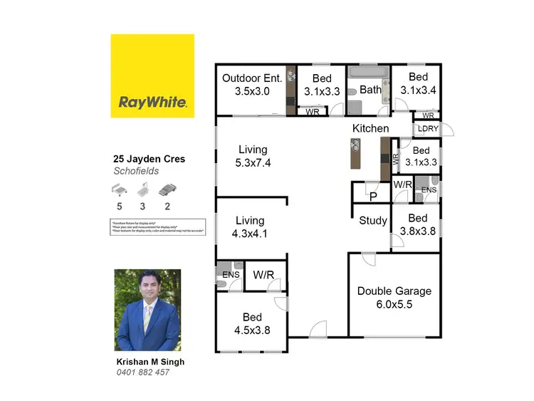 Floorplan of Homely house listing, 25 Jayden Crescent, Schofields NSW 2762