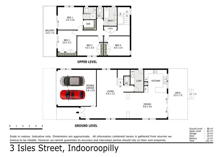 Floorplan of Homely house listing, 3 Isles Road, Indooroopilly QLD 4068