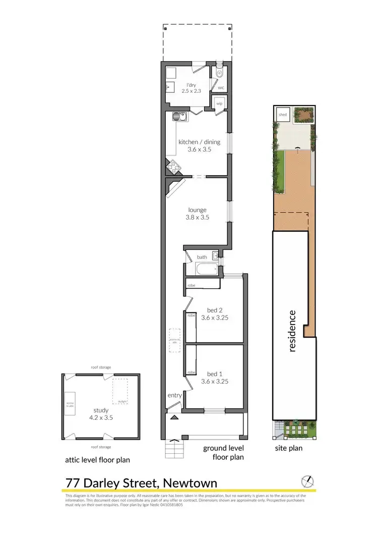 Floorplan of Homely house listing, 77 Darley Street, Newtown NSW 2042
