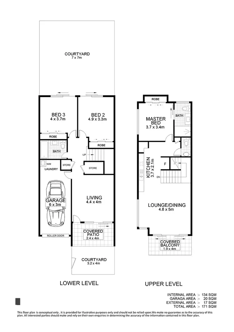Floorplan of Homely townhouse listing, 105/8 Starling Street, Buderim QLD 4556