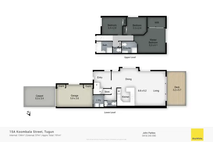 Floorplan of Homely semi-detached listing, 15A Koombala Street, Tugun QLD 4224