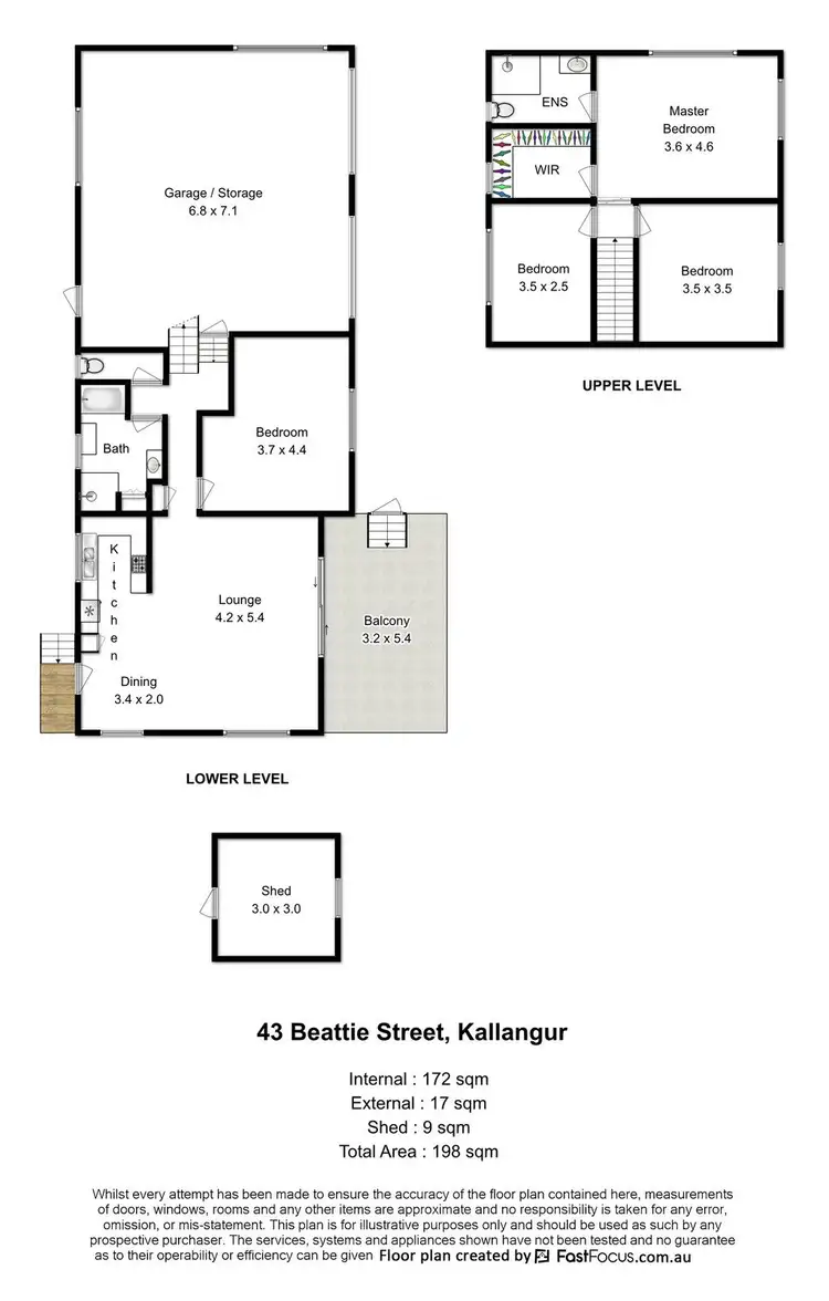 Floorplan of Homely house listing, 43 Beattie Street, Kallangur QLD 4503
