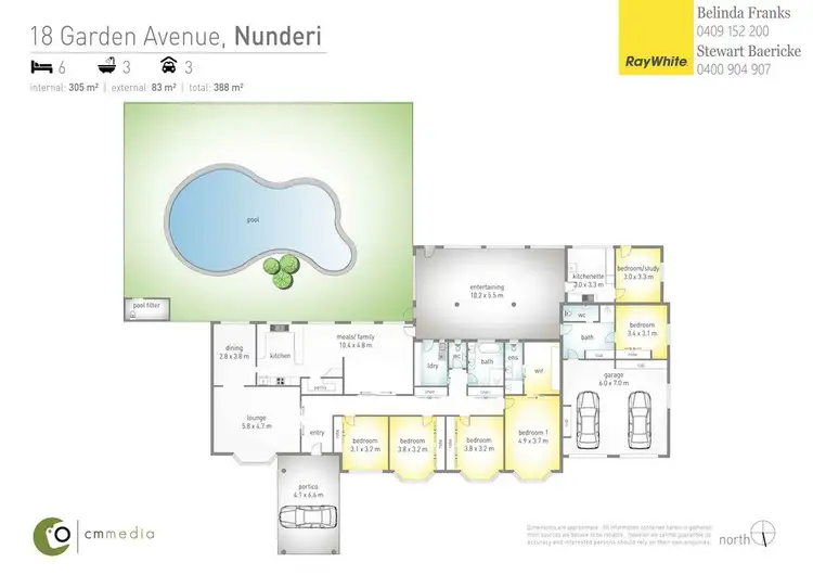 Floorplan of Homely house listing, 18 Garden Avenue, Nunderi NSW 2484