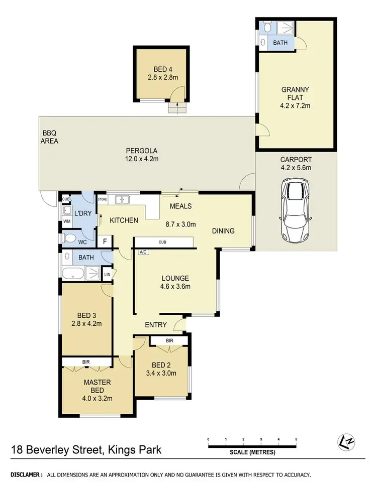 Floorplan of Homely house listing, 18 Beverley Street, Kings Park VIC 3021
