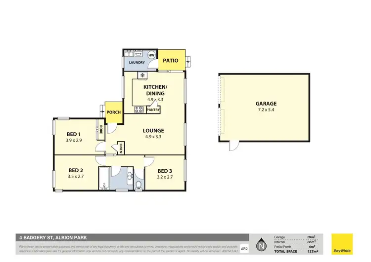 Floorplan of Homely house listing, 4 Badgery Street, Albion Park NSW 2527
