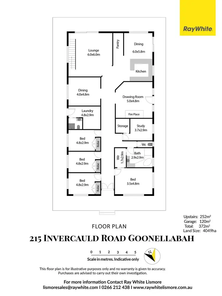 Floorplan of Homely house listing, 215 Invercauld Road, Goonellabah NSW 2480