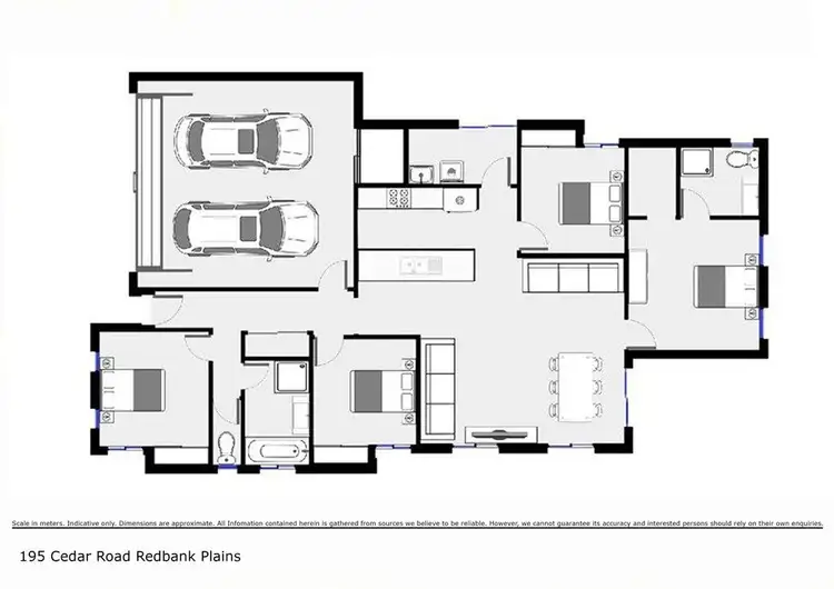 Floorplan of Homely house listing, 195 Cedar Road, Redbank Plains QLD 4301