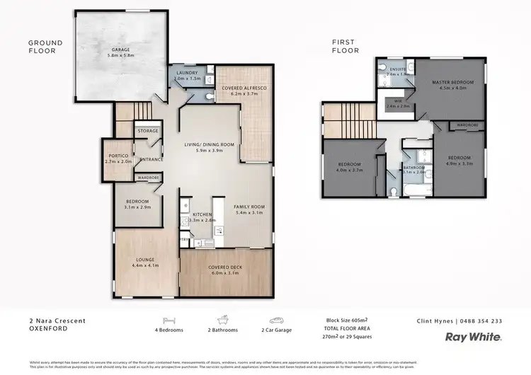 Floorplan of Homely house listing, 2 Nara Crescent, Oxenford QLD 4210