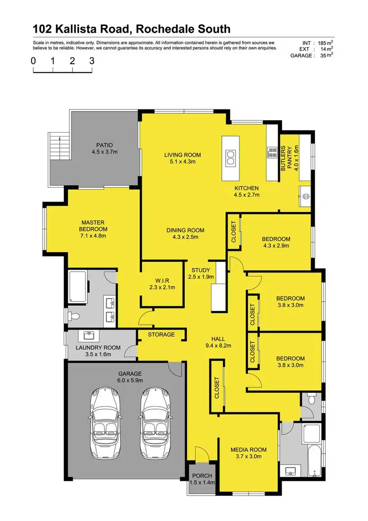 Floorplan of Homely house listing, 102 Kallista Road, Rochedale South QLD 4123