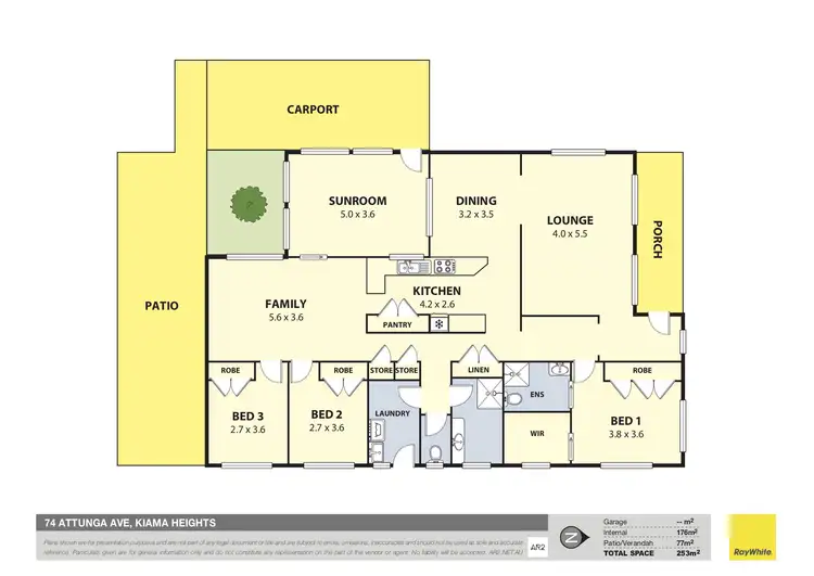 Floorplan of Homely house listing, 74 Attunga Avenue, Kiama Heights NSW 2533