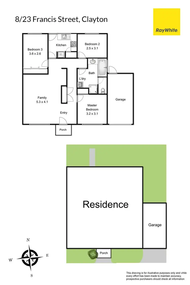 Floorplan of Homely unit listing, 8/23 Francis Street, Clayton VIC 3168
