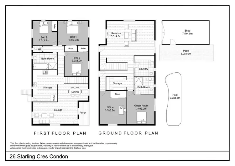 Floorplan of Homely house listing, 26 Starling Crescent, Condon QLD 4815