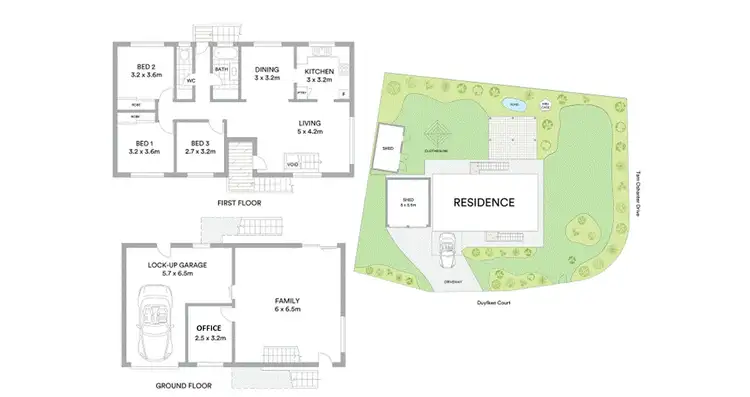 Floorplan of Homely house listing, 1 Duyfken Court, Thuringowa Central QLD 4817