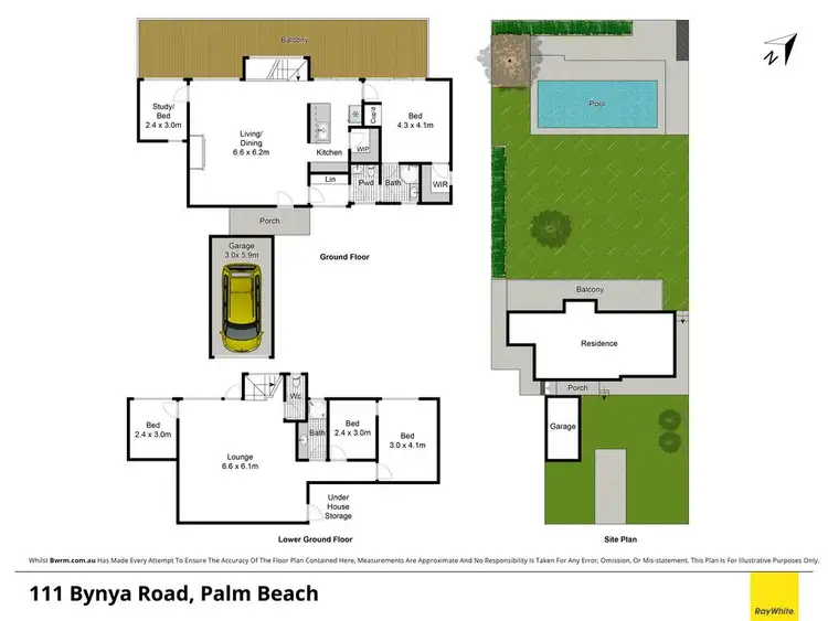 Floorplan of Homely house listing, 111 Bynya Road, Palm Beach NSW 2108