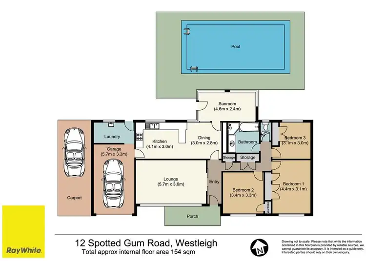 Floorplan of Homely house listing, 12 Spotted Gum Road, Westleigh NSW 2120