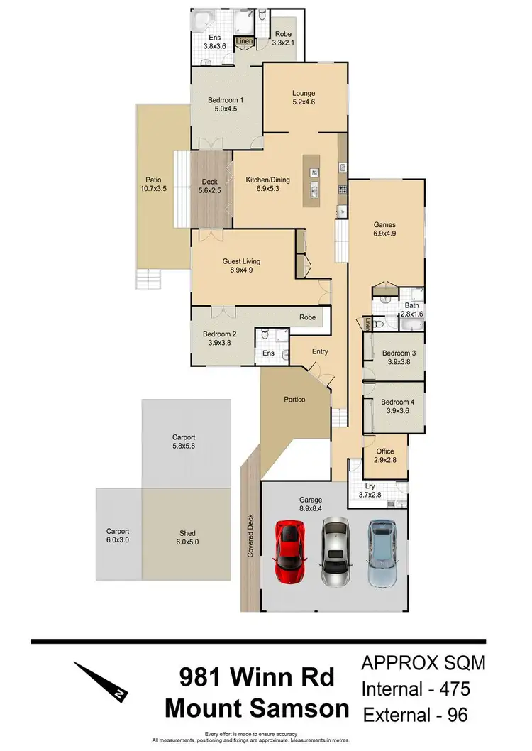 Floorplan of Homely house listing, 981 Winn Road, Mount Samson QLD 4520