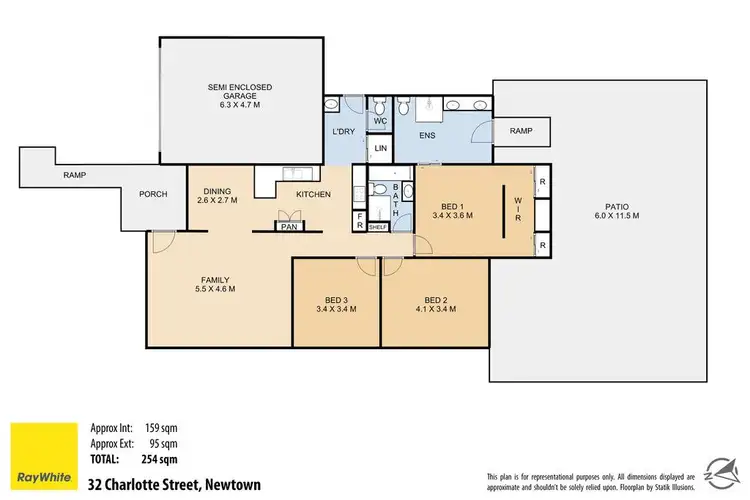 Floorplan of Homely house listing, 32 Charlotte Street, Newtown QLD 4350