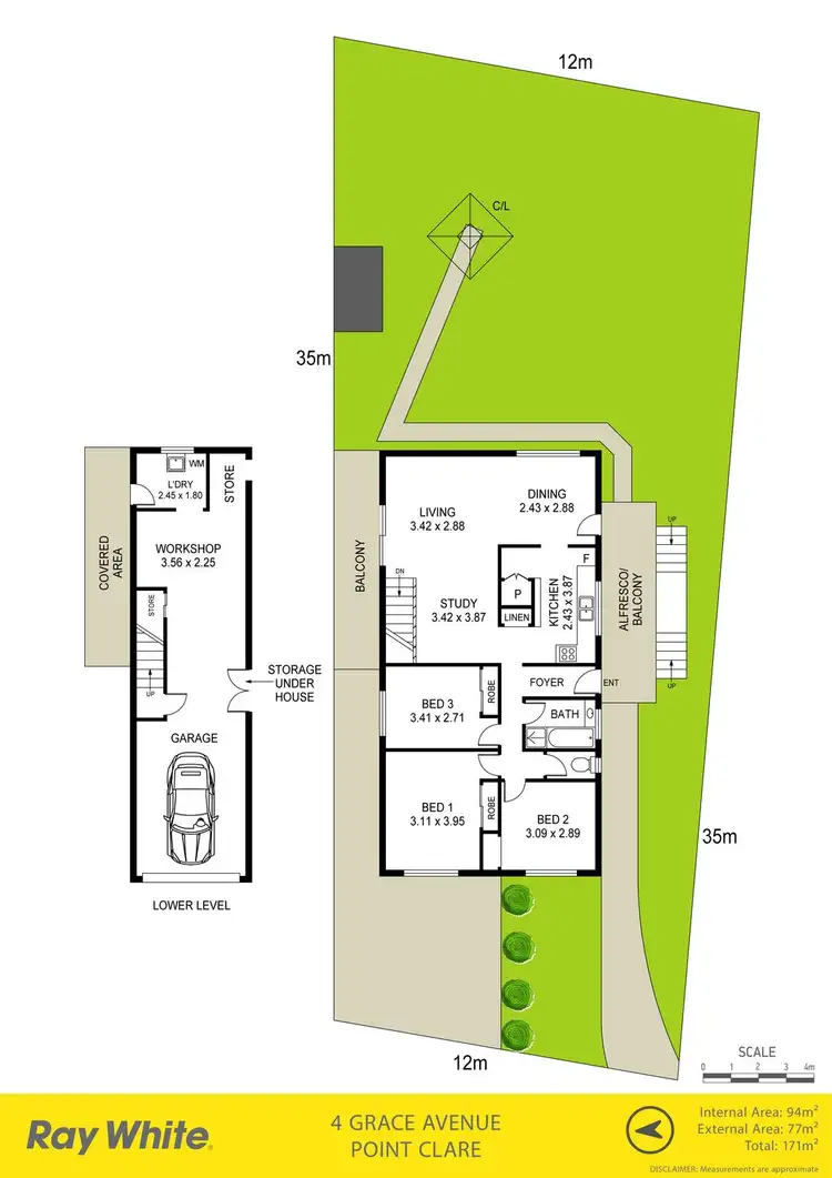 Floorplan of Homely house listing, 4 Grace Avenue, Point Clare NSW 2250