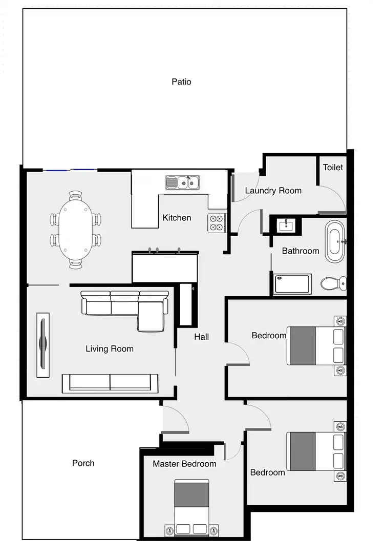 Floorplan of Homely house listing, 314 Eleventh Street, Mildura VIC 3500