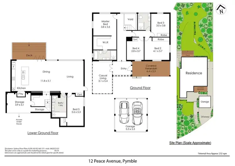 Floorplan of Homely house listing, 12 Peace Avenue, Pymble NSW 2073