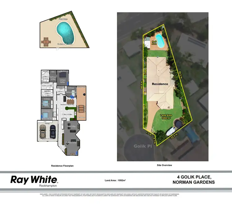 Floorplan of Homely house listing, 4 GOLIK Place, Norman Gardens QLD 4701