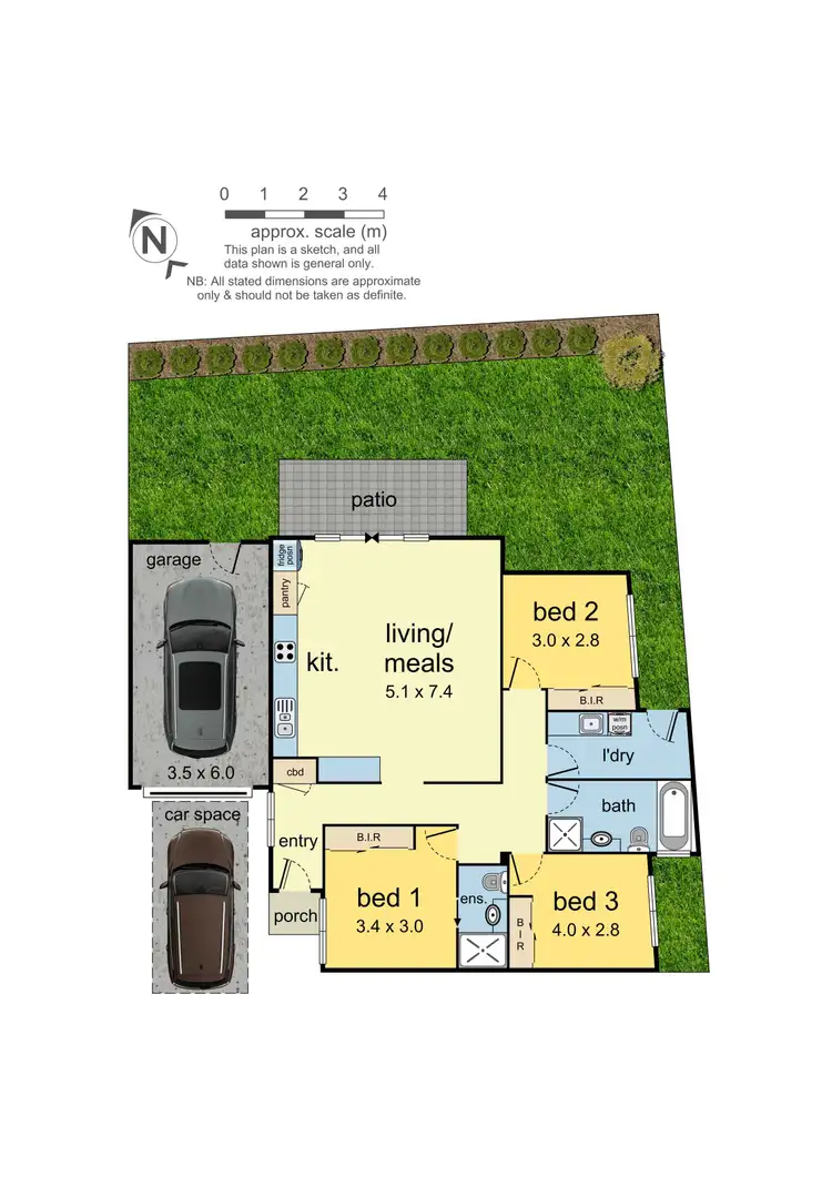 Floorplan of Homely unit listing, 2/28 Melinga Crescent, Chadstone VIC 3148