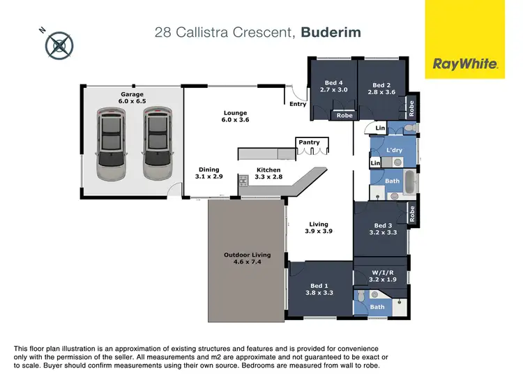 Floorplan of Homely house listing, 28 Callistra Crescent, Buderim QLD 4556