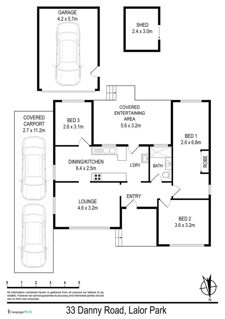 Floorplan of Homely house listing, 33 Danny Road, Lalor Park NSW 2147
