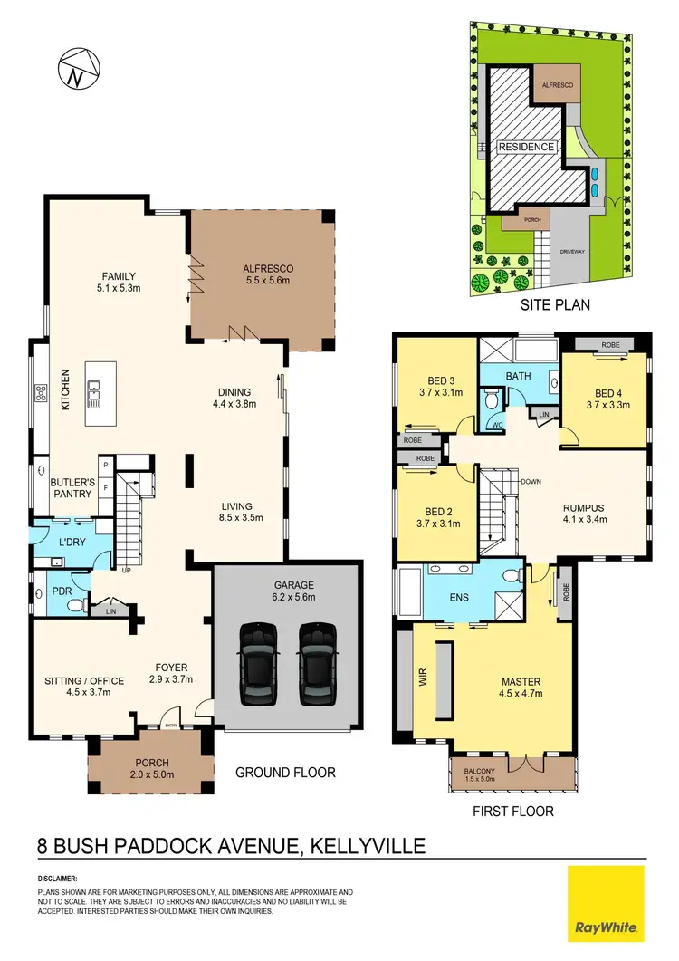 Floorplan of Homely house listing, 8 Bush Paddock Avenue, Kellyville NSW 2155