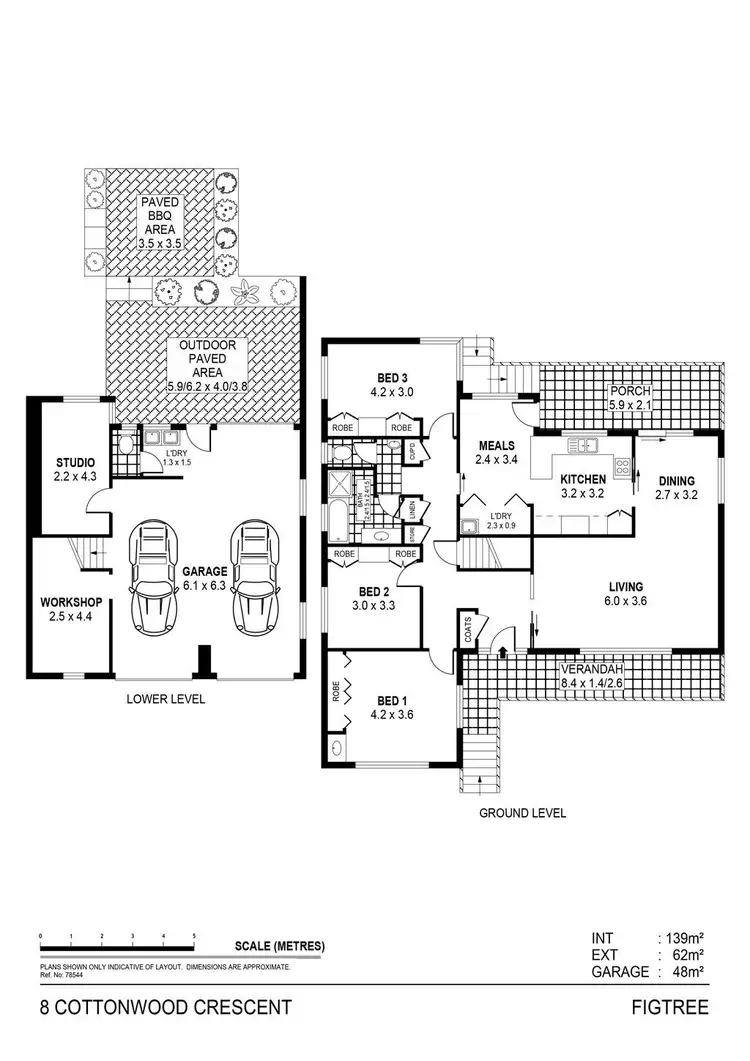 Floorplan of Homely house listing, 8 Cottonwood Crescent, Figtree NSW 2525