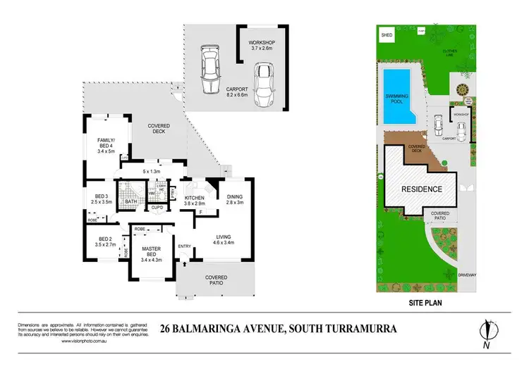 Floorplan of Homely house listing, 26 Balmaringa Avenue, Turramurra NSW 2074