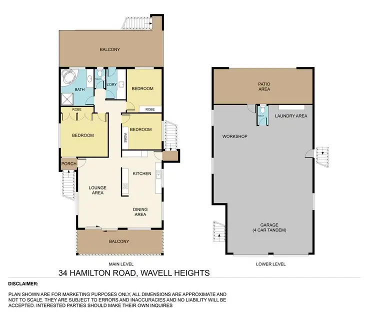 Floorplan of Homely house listing, 34 Hamilton Road, Wavell Heights QLD 4012