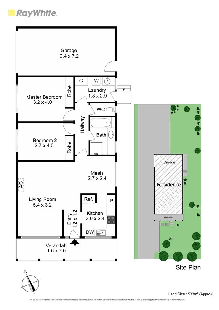 Floorplan of Homely unit listing, 1/11 Long Street, Frankston VIC 3199