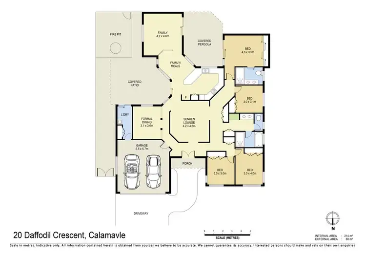 Floorplan of Homely house listing, 20 Daffodil Crescent, Calamvale QLD 4116