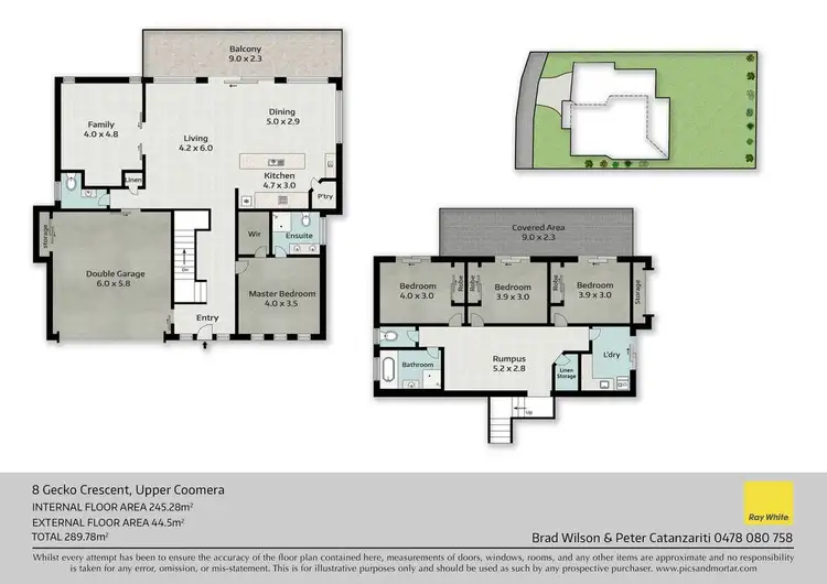 Floorplan of Homely house listing, 8 Gecko Crescent, Upper Coomera QLD 4209