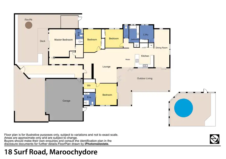 Floorplan of Homely house listing, 18 Surf Road, Maroochydore QLD 4558