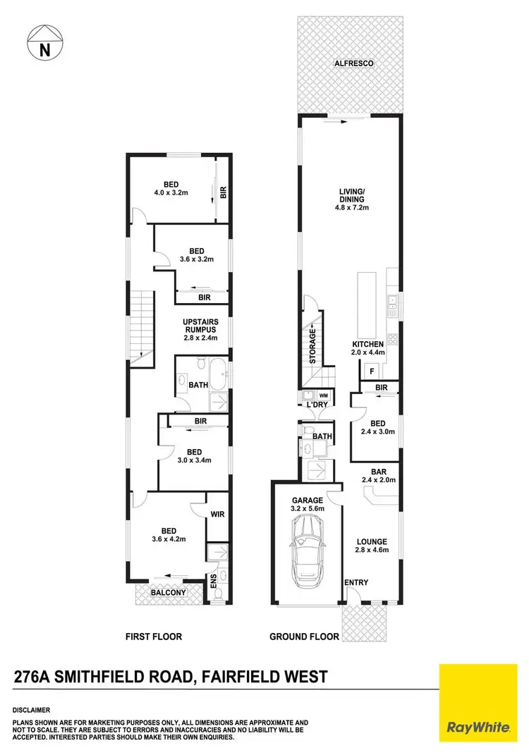 Floorplan of Homely house listing, 276A Smithfield Road, Fairfield West NSW 2165