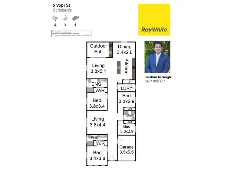Floorplan of Homely house listing, 5 Vopi Street, Schofields NSW 2762