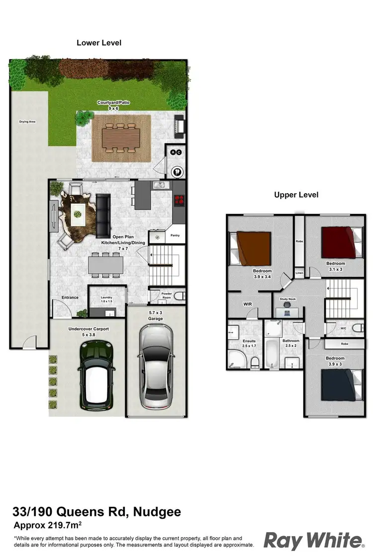 Floorplan of Homely townhouse listing, 33/190 Queens Road, Nudgee QLD 4014