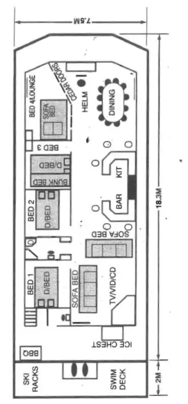 Floorplan of Homely house listing, Mooring 3 Sans Landing, Morgan SA 5320
