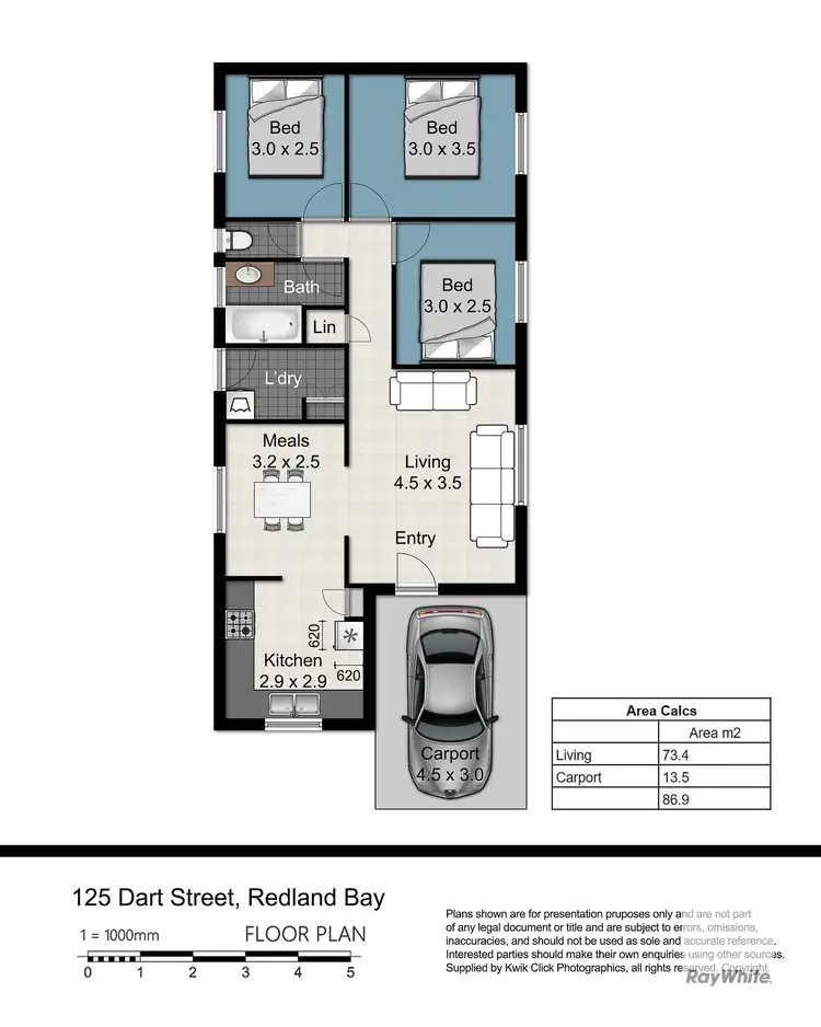 Floorplan of Homely house listing, 125 Dart Street, Redland Bay QLD 4165