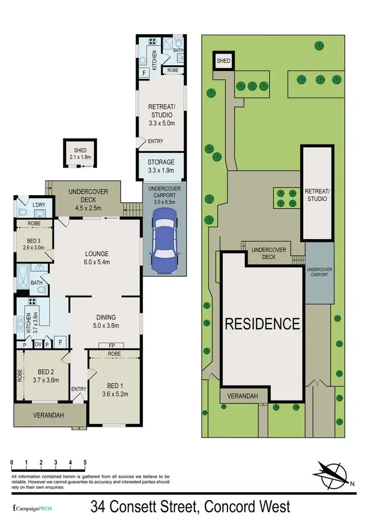 Floorplan of Homely house listing, 34 Consett Street, Concord West NSW 2138