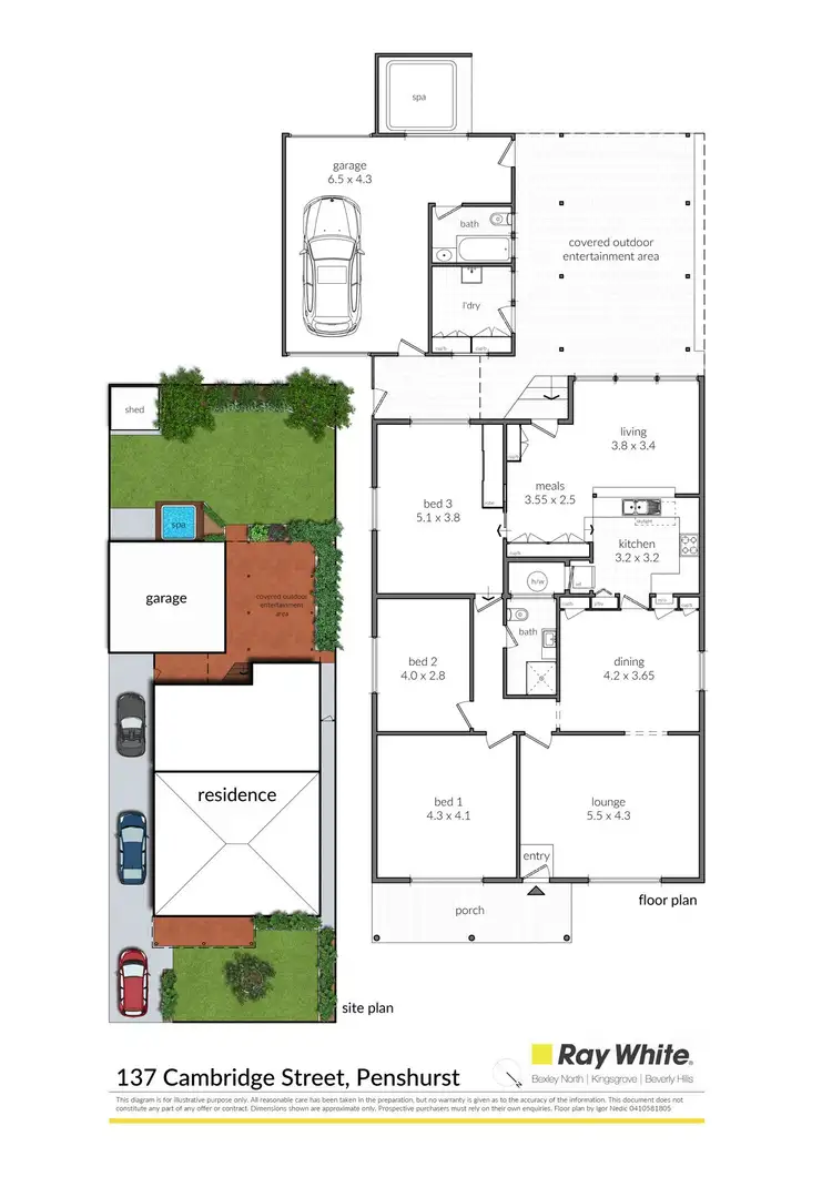 Floorplan of Homely house listing, 137 Cambridge Street, Penshurst NSW 2222