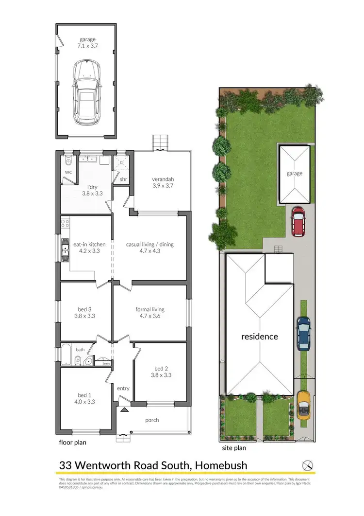 Floorplan of Homely house listing, 33 Wentworth Road South, Homebush NSW 2140