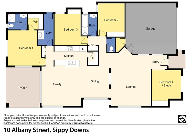 Floorplan of Homely house listing, 10 Albany Street, Sippy Downs QLD 4556