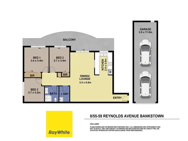 Floorplan of Homely unit listing, UNIT 8/55-59 Reynolds Avenue, Bankstown NSW 2200