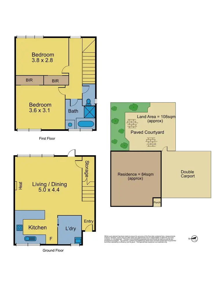 Floorplan of Homely townhouse listing, 2/69 Albion Road, Box Hill VIC 3128