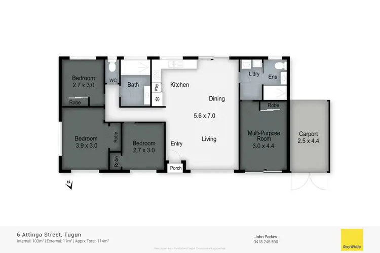 Floorplan of Homely house listing, 6 Attinga Street, Tugun QLD 4224